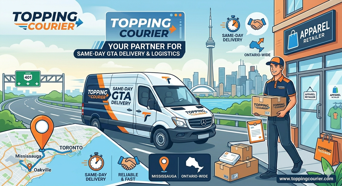 7 Fast & Reliable Same-Day Apparel Delivery GTA Services for Stress-Free Logistics